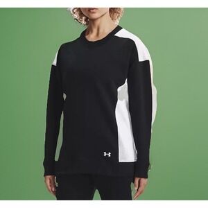 Under Armour Sweatshirt‎ Pullover Oversized Mesh Details Crew Fleece Sports S UA